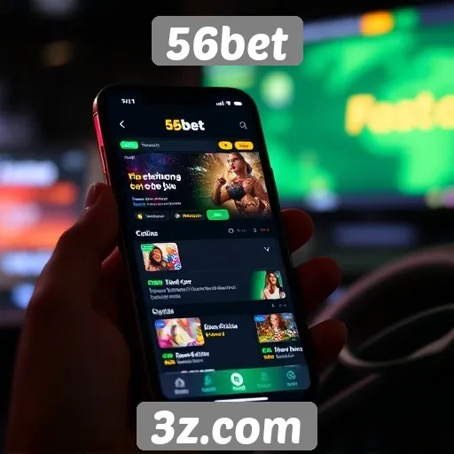 Interface e usabilidade do site 56bet em dispositivos móveis